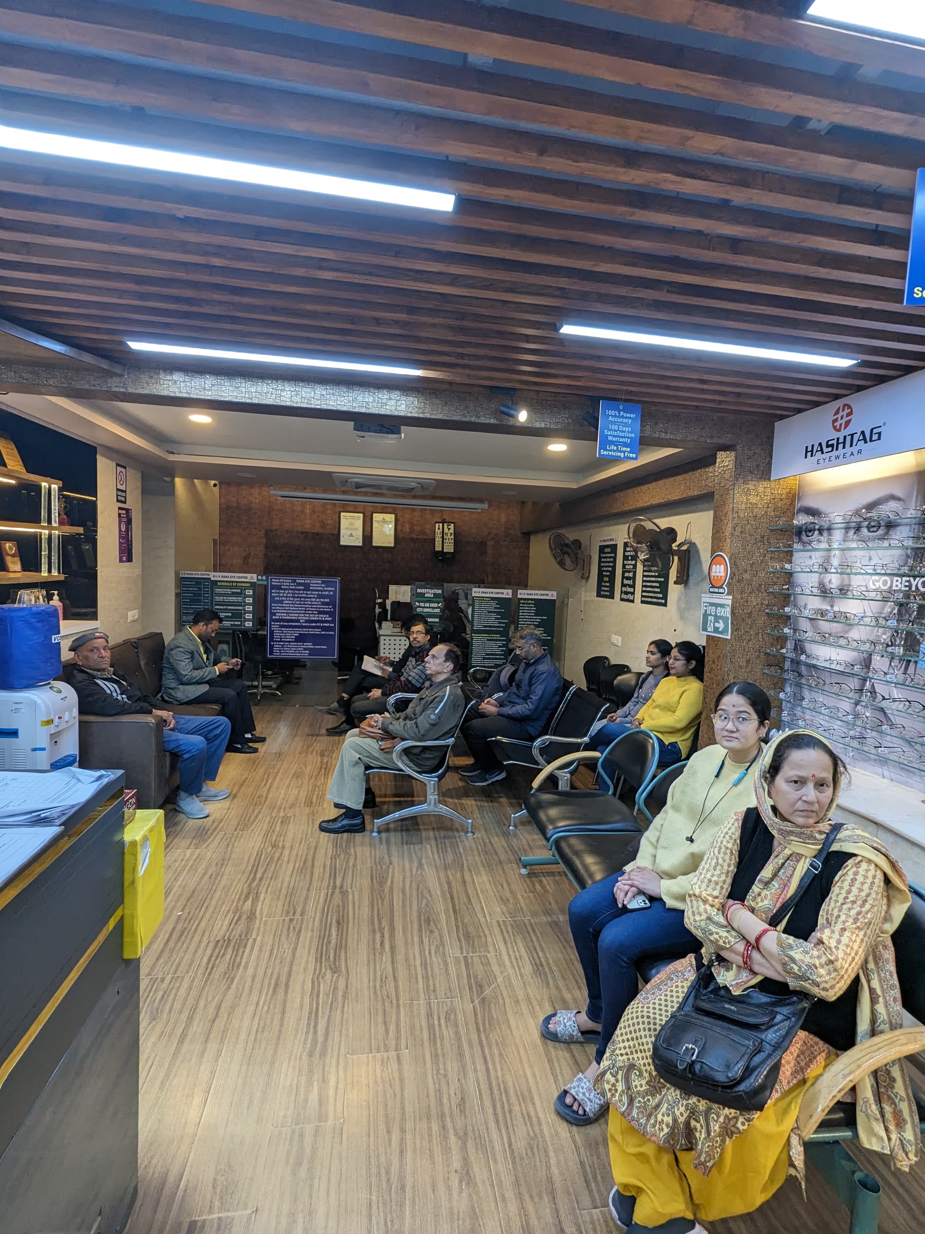 Comfortable seating in the clinic waiting area